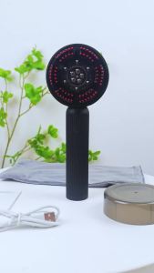 Foreverlily | Electric Massage Comb Vibration Red Light Therapy Hair Growth Massage Scalp Massage Brush Anti Hair Loss Liquid Oil Applicator