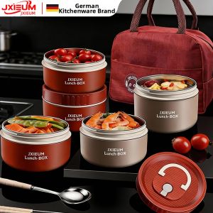 JXIEUM | Food-Grade 304 Stainless Steel Insulated Lunch Box