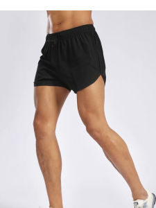 Marathon Running Shorts Mens Training Fitness Quick Dry Breathable Ultra Light Sweat Absorbent Woven Belted Running Shorts