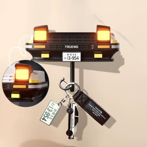 Pphha ของตกแต่งที่ใส่กุญแจไฟหน้ารถที่แขวนกุญแจสำคัญระดับอาวุโสที่ติดผนังตะขอแขวนกุญแจบ้านของขวัญสำหรับผู้ที่ชื่นชอบ Hiasan Dinding Kamar