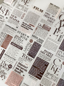 Mr. Coffee Weekly American Coffee Theme English PET Tape Simple Handmade Scrapbooking Decorative Tape for Business Supplies