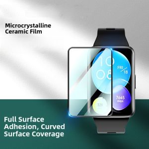 Huawei Fit4Pro WatchFit3 Tempered Glass Water Condensing Smartwatch Full Cover Curved Screen Soft Film Accessories Third Generation