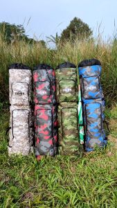 Tas Pancing Jumbo Serut Loreng Ukuran 100 Cm Muat 10-11 Joran Pancing