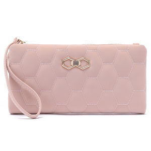 Fashion Women Long Wallet Wristlet Handbags Zipper Coin Purse Card Holder