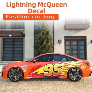 Lightning McQueen Customized Car Wrap Film
