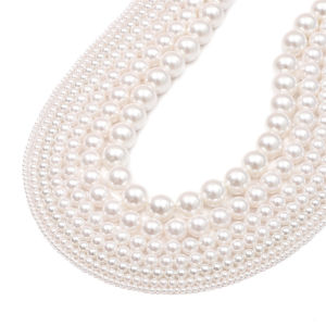 2-10mm 20-200Pcs High Quality Glass Pearls Beads for DIY Bracelet Earrings Necklace Jewelry Making