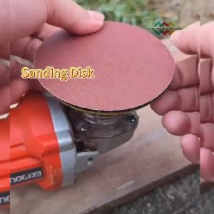 10PCS Sand Flocking Disc Abrasive Paper Sanding Pads For Polishing Furniture Wood Metal Surface for Shaping Blending and finishing