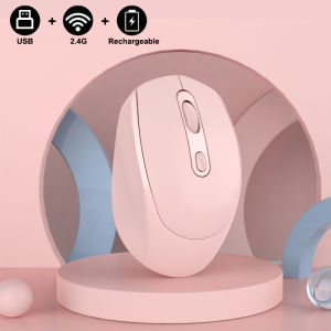 Wireless Mouse 2.4G Ergonomic Optical Mouse Computer Mouse for Laptop PC Chromebook Notebook Rechargeable Small Cordless Mice