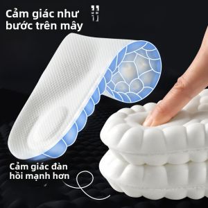 XIANZHAO | Miếng lót giày nam tập huấn quân sự dày siêu mềm chống sốc hấp thụ mồ hôi thoáng khí thoải mái cho chân không bị mệt