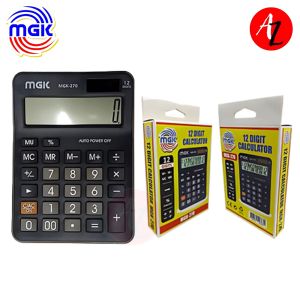 MGK 270 Calculator 12 Digits Quick Solve School & Office Supplies