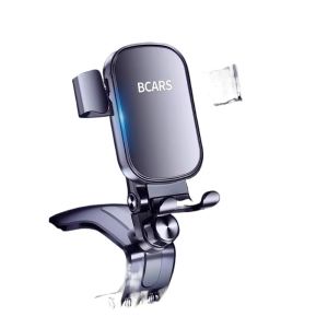 Car Mounted Alloy Navigation Phone Holder Shockproof Support Bracket Modern Luxury Style Gravity Installation Dashboard Mount