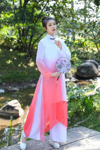 New Arrival Classical Dance Chinese Style Costume Elegant Mens and Womens Ink Color No More Kangqiao Scholar Performance Dancing Dress