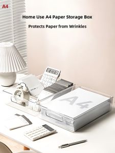 Office Transparent Acrylic File Storage Box