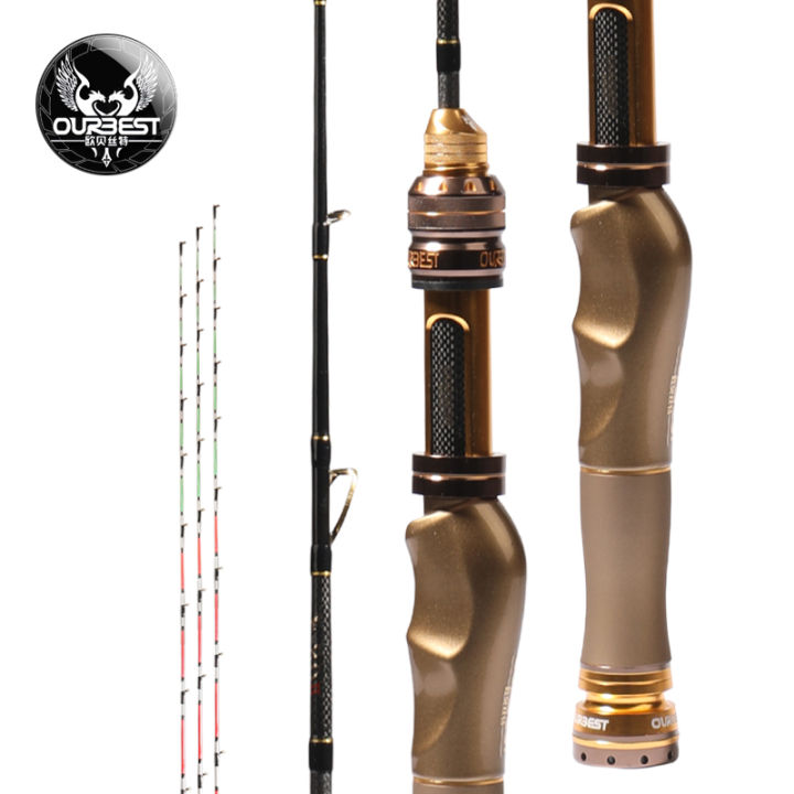 80cm Raft OURBEST 80cm Raft Fishing Rod Titanium Alloy Micro Lead Ice Fishing Rod ...