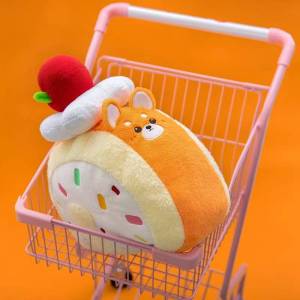 Beast Kingdom | Newest Cake Roll Dessert Pillow Cushions Kawaii Stuffed Plush Toy Figure Doll Cartoon Anime Cute Kids Birthday Gift Doll