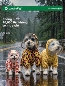 Touchdog | Áo Mưa Chống Thấm Toàn Thân Cho Chó