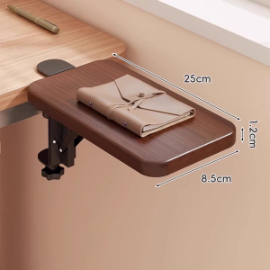 evesigar | Foldable Under-Desk Keyboard Tray with Sliding Rail Desk Extender