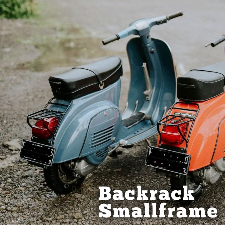 BACKRACK VESPA PTS RAK BELAKANG VESPA SMALLFRAME VESPA PTS SUPER DARLING  Lazada Indonesia