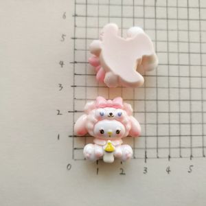 เครื่องประดับเรซิน DIY ลายการ์ตูน Sanrio แหวน ต่างหู กำไลข้อมือ ติดผม เคสโทรศัพท์มือถือ วัสดุเรซิน แฮนด์เมด แหวนรูปดอกไม้