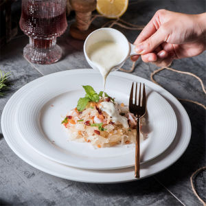 ZHIZHOU | Creative White Ceramic Plate