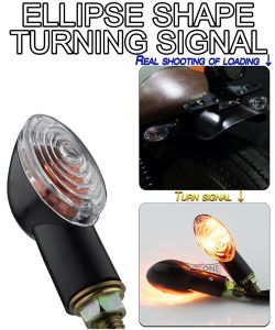 ✔READY STOCK✔ ELLIPSE SHAPE TURNING SIGNAL LIGHT UNIVERSAL Y15ZR Y15 Y125Z RS150 RS150R WAVE EX5 LC135