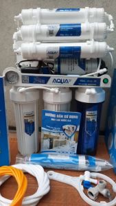 Máy Lọc Nước Aqua Không Vỏ Tủ 9 Cấp Lọc Có Đồng Hồ Đo Áp Lực có quét mã QR HÀNG CHÍNH HÃNG
