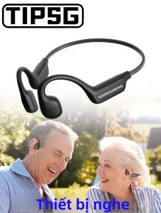 Tai Nghe Bluetooth Dẫn Truyền Xương IPX6 Máy Nghe Nhạc Không Dây Chống Nước Chống Ồn Cho Cuộc Sống Hàng Ngày Máy Trợ Thính Cho Người Cao Tuổi