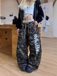 Quần Nỉ in Chữ Phong Cách Mỹ Cổ Điển Dành Cho Nam Và Nữ Quần Dài Ống Rộng Thoải Mái Quần Dài Thường Ngày Quần Dài Ống Đứng Quần Dài Mùa Hè