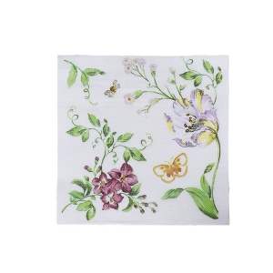 Party Napkin / Serviette (Paper) - Colour Floral Print [NSP048]