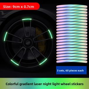 Reflective Stickers for Bicycle Night Riding Glow in the Dark Stickers Balance Bike Accessories Luminous Reflective Strips