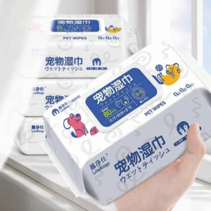 Pet Wipes for Cleaning Sanitizing Deodorizing Tear Stains Foot Cleaning