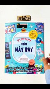 Sách Trò chơi cho trẻ - Trên máy bay - viết vẽ tô màu giải đố cho bé 6 - 12 tuổi - Đinh Tị