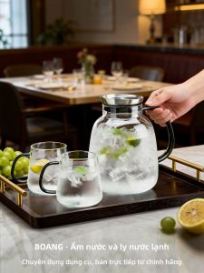 BOANG | High Borosilicate Glass Heat-Resistant Shatterproof Water Pitcher