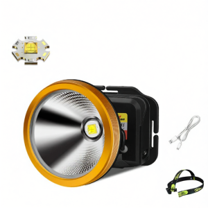 Super Bright Yellow Light Induction Headlamp for Fishing