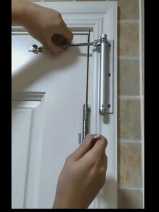 Automatic Door Closer Adjustable Automatic Closers Drawstring Auto Close Door-Closer for All Doors 闭门器