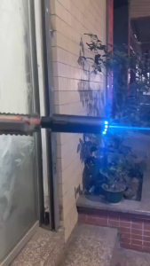 MJK&Rainbow New Muffler Ballistic Luminous Water Bullet Charging Flash Silencing Spitfire Pig Tacti