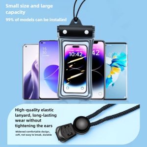 Universal Waterproof Phone Cases Bag For Various Models iPhone Xiaomi Samsung S24 Ultra Swimming Cover Airbag Style 3Folding Sea
