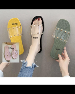 Dép nữ kiểu dễ thương dép nhựa nữ GLD047 Cuocsongvang