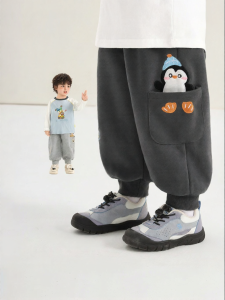 CUTEPANDAS | Quần jogger thư giãn có họa tiết hoạt hình cho bé trai