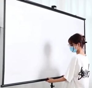 100 Inch Portable Projector Screen HD Vivid Color 16:9 Home Folding Simple Soft Screen Projector Screen Better Viewing Experience