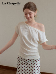 La Chapelle | Design Off-Shoulder Slim Fit T-Shirt