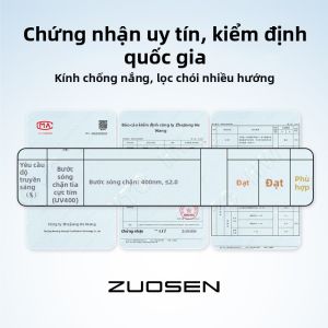 ZUOSHEN EYEWEAR | Kính Râm Chống Tia UV Có Thể Thay Đổi Màu