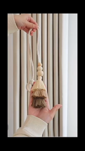 2Pcs Tassel Curtain Straps Multi-Purpose Rope Ties UV-Resistant Indoor Outdoor Curtain Accessories