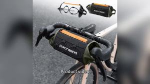 RockBros | ROCKBROS Túi Đựng Tay Lái Xe Đạp MTB 2.4L Dung Tích Lớn Đa Chức Năng Túi Đeo Vai Phía Trước Ống Phản Quang Di Động Phụ Kiện Xe Đạp Chống Mưa