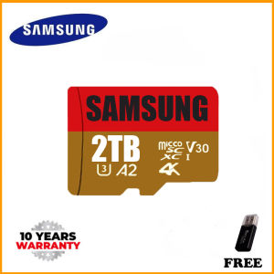 Samsung Memory Card   100% Original (Free Card Reader) (Free Shipping)128GB 256GB 512GB 1024GB 2000GB 1TB A1 memory card 10 level mini SD card UHS-1 flash card