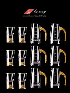 BOANG | Crystal Glass Wine Decanter with Scale 100ml