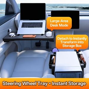 1pc Car Steering Wheel Table Car Foldable Table In-Car Office Computer Table Car Multi-Function Dining Table Car Tray Table