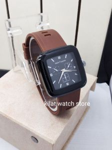 Jam Tangan Tali Karet Jam Tangan Terbaru kotak jam Tangan Analog Untuk Wanita