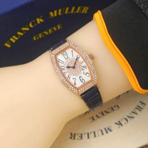 NEW READY ~ Jam Tangan Iconic Wanita F.muller Kulit Free Box & Kartu Icon