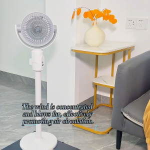 HomeLuxeMY mesti ada untuk di luar rumah! USB mengecas kipas lantai mudah alih kawalan jauh 3D goncang peredaran kipas asrama pejabat desktop artifak hayat bateri yang panjang